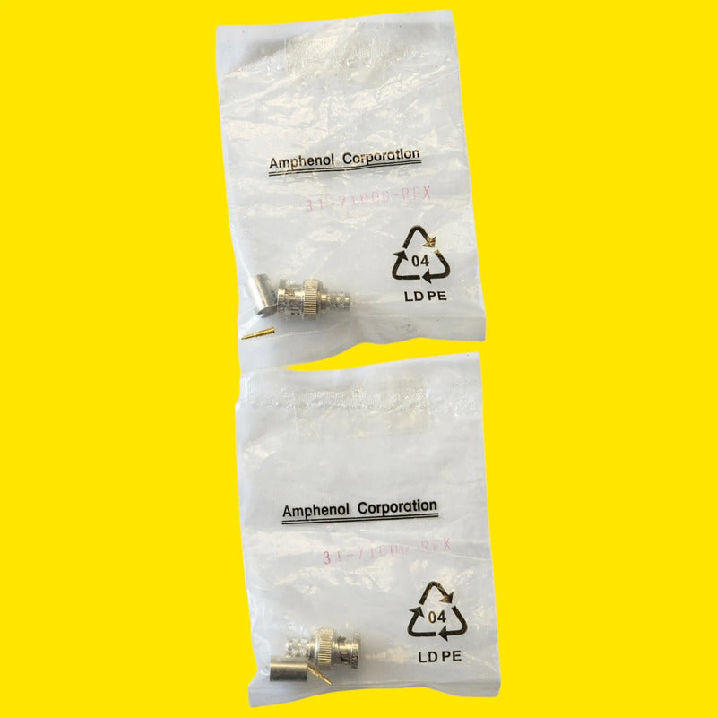 Amphenol Corporation 31-71000-rfx Conector Bnc Hembra Plateado