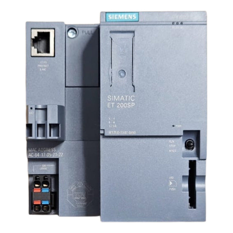 Siemens 6es7 512-1sk01-0ab0 Central Processing Unit Et200sp