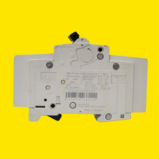 Interruptor Miniatura Abb Su 202m-z2 2p 2a 400v Z