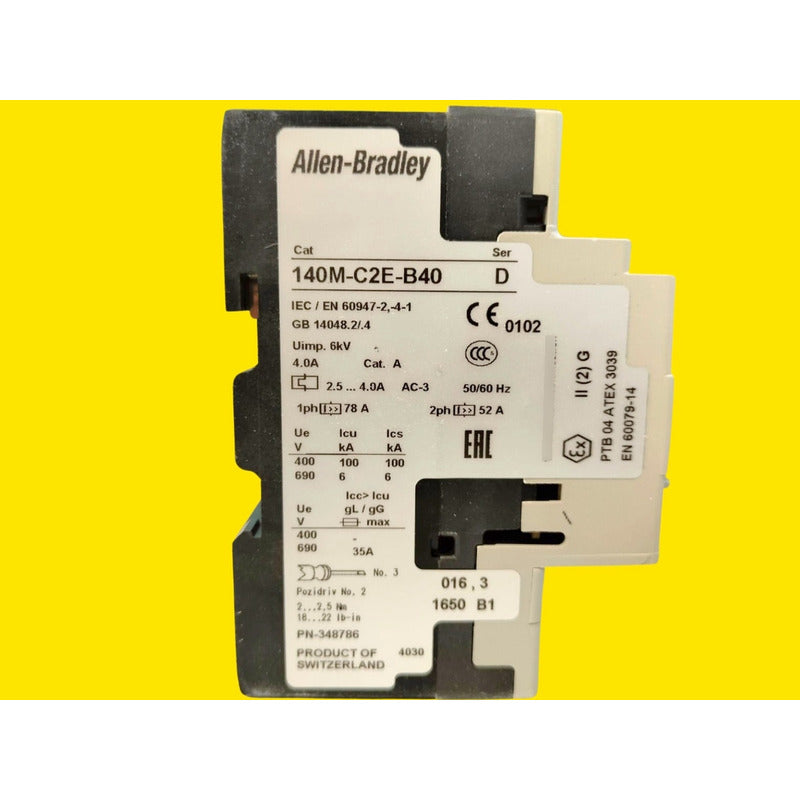 Allen-bradley 140m-c2e-b40 Interruptor Automatico Motor
