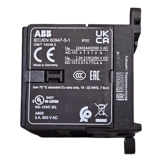 Abb Kc6-40e Gb/t 14048.5 Iec/en 60947-5-1 2a 250v Dc