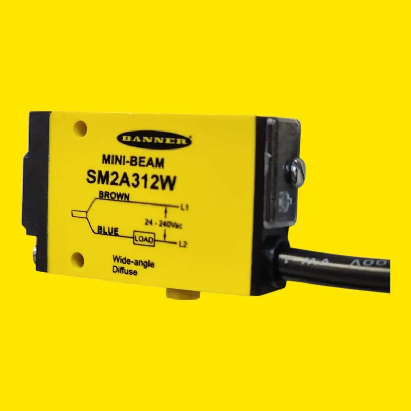Banner Sm2a312w 26265 Sensor Fotoelectrico Difuso Mini-beam