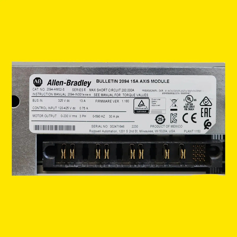 Allen-bradley 2094-am02-s Módulo Axis Kinetix