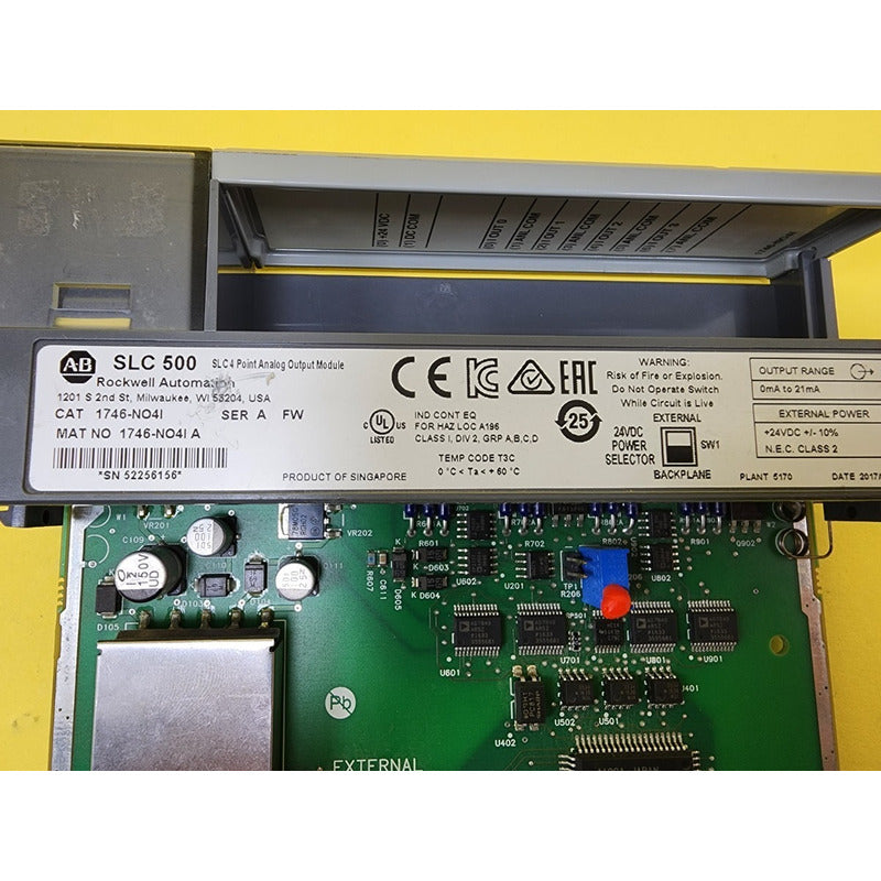 Modulo Allen Bradley Slc 500 1746-no4i Power Industrial