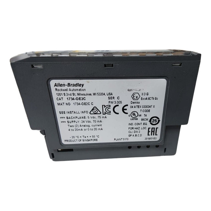 Allen-bradley 1734-oe2c Modulo De Salida Analogica