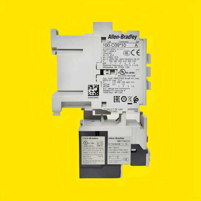 Contactor Allen Bradley 100-c09d10 + Relé 193-t1ac10 9a 3p 1