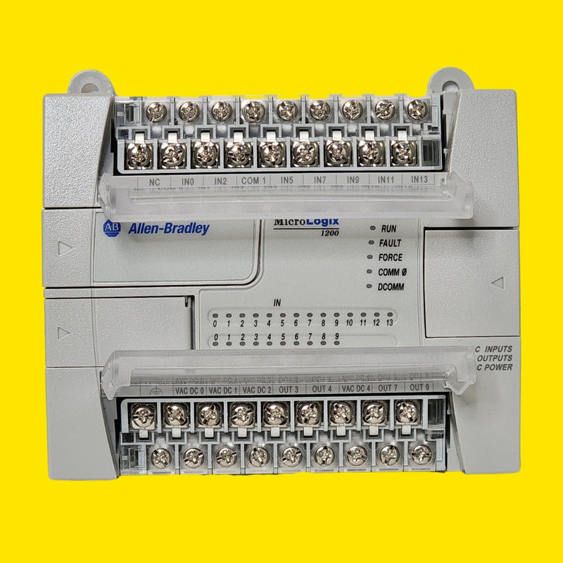 Plc Allen Bradley 1762-l24awa Micrologix 1200 24 I/o 120v