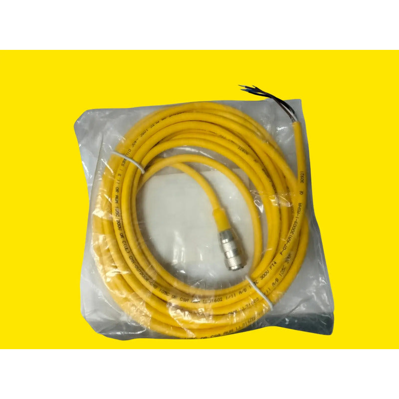 Cable Turck Rk 4.5t-5/s715 Id U2297-45 M12 5 Hilos 5 Metros Amarillo