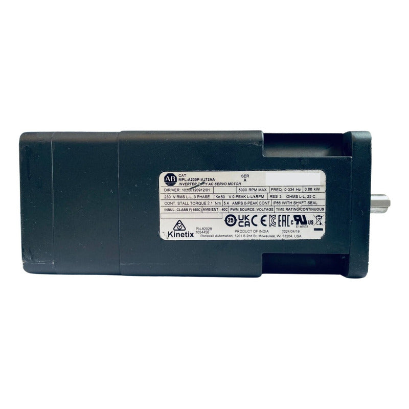 Allen Bradley Mpl-a230p-vj72aa Servo Motor