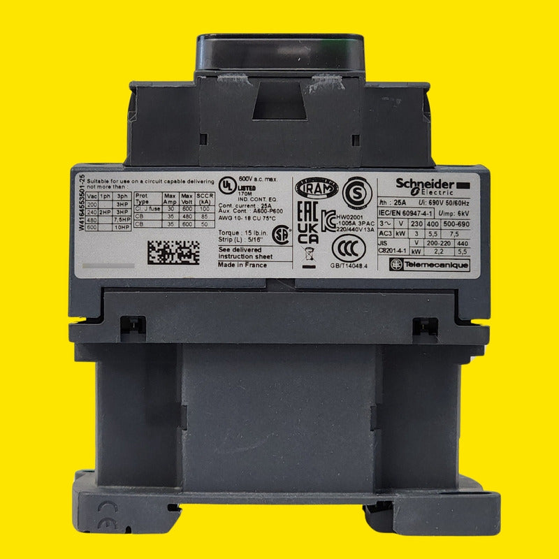 Schneider Lc1d12b7 3p 12a Ac-3 24v Bobina Industrial