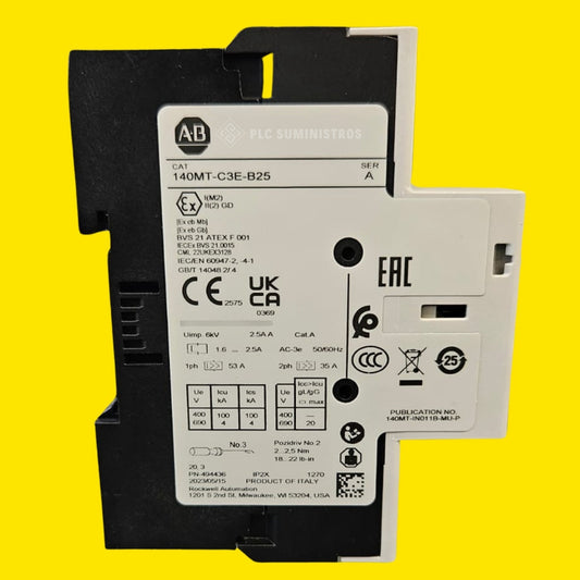 Allen-bradley 140mt-c3e-b25 Motor Protection