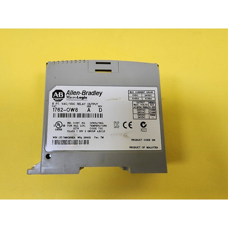 Allen Bradley 1762-ow8 Micrologix Salidas A Relay