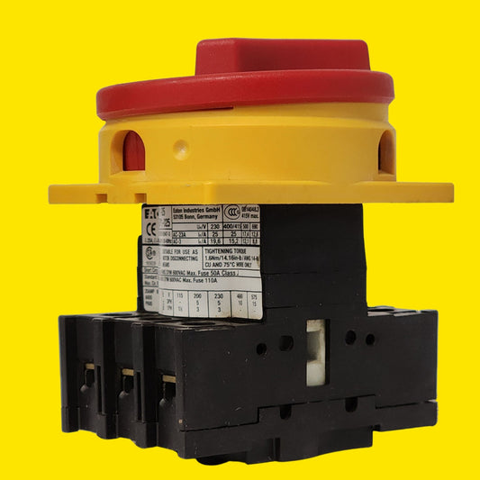 Interruptor Seccionador Eaton P1-25 25a 3p Ip65 Panel