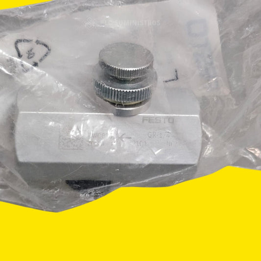 Festo Gr-1/4 Válvula De Retención Del Acelerador De 0-10ba