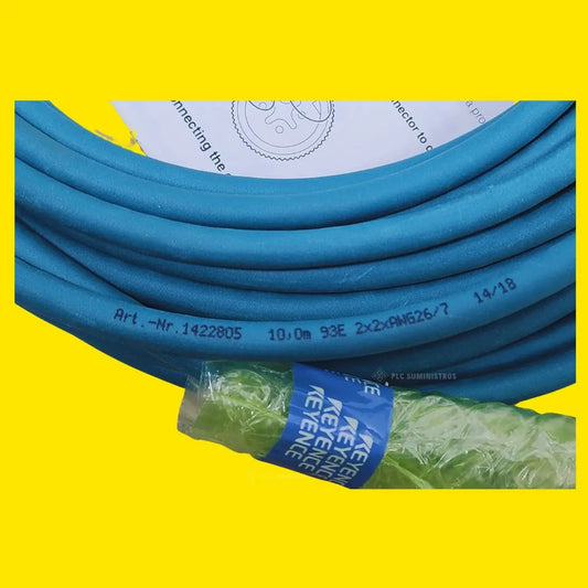 Op-87232 Keyence Cable Ethernet Para Lector De Código 10 Mt