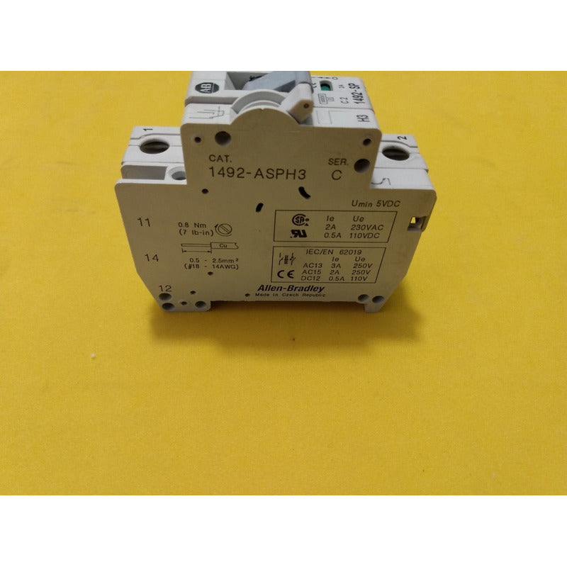 Allen-bradley 1492-sp1c020 Interruptor Con 1492-asph3