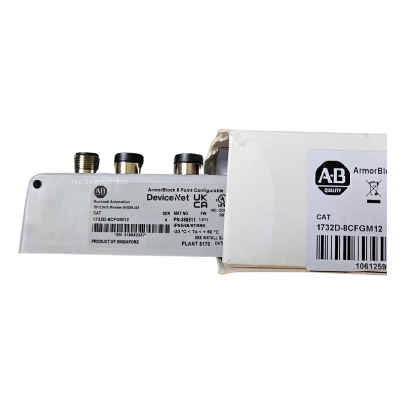 Allen-bradley 1732d-8cfgm12 Armorblock 8 Point