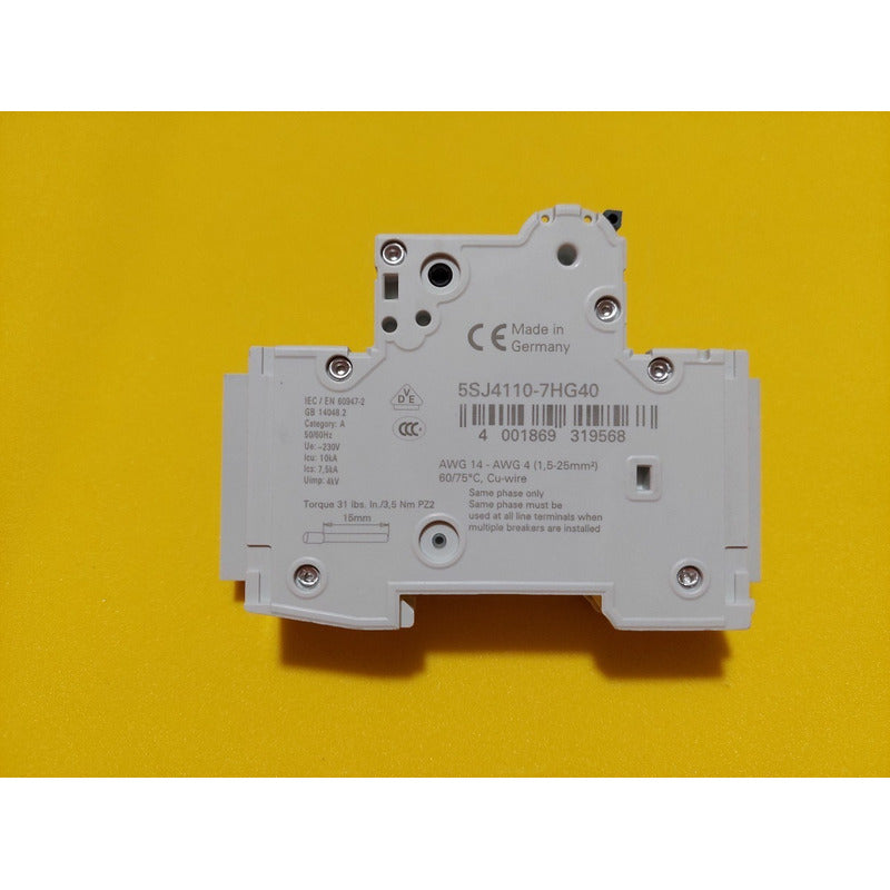 Siemens Interruptor 5sj4110-7hg40 , 5st3010-0hg 10a.