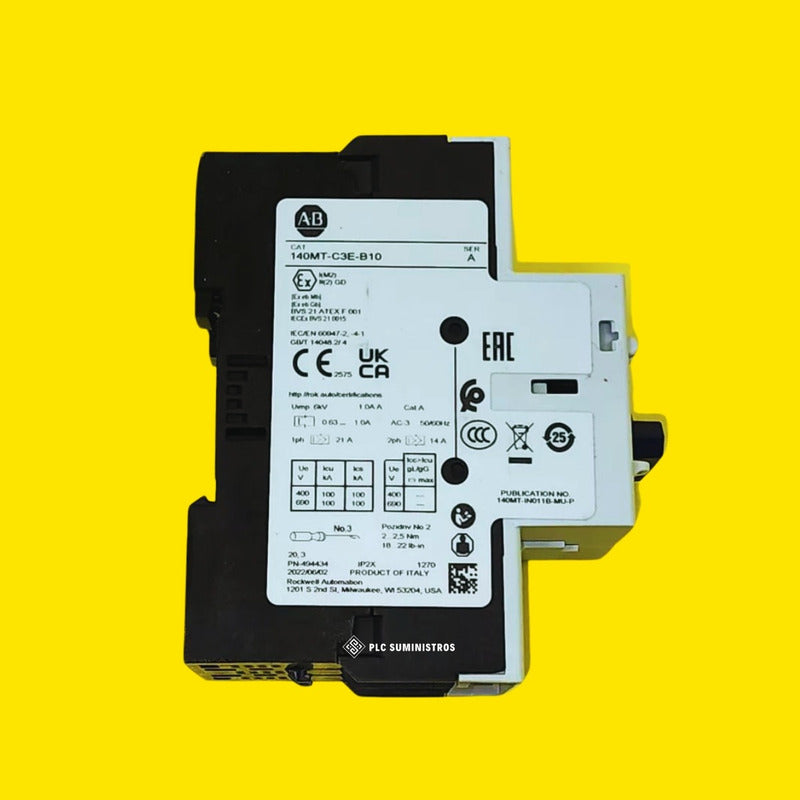 Allen-bradley 140mt-c3e-b10 Disyuntor De Protección De Motor 1