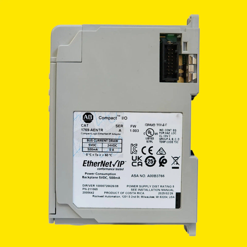 Allen-bradley 1769-aentr Adaptador Ethernet/ip Plc