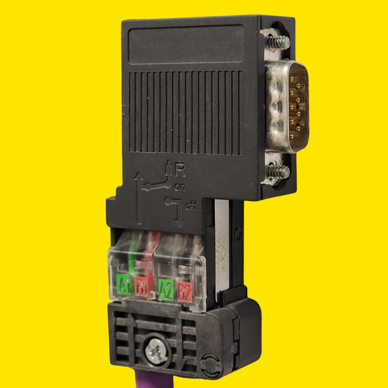 Conector Profibus Siemens 6es7 972-0ba50-0xa0 90°