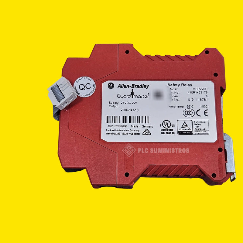 Allen Bradley 440r-h23178 Relé De Seguridad Msr220p