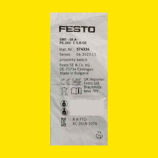 Sensor Proximidad Festo Smt-8m-a-ps 24v 5m Industrial