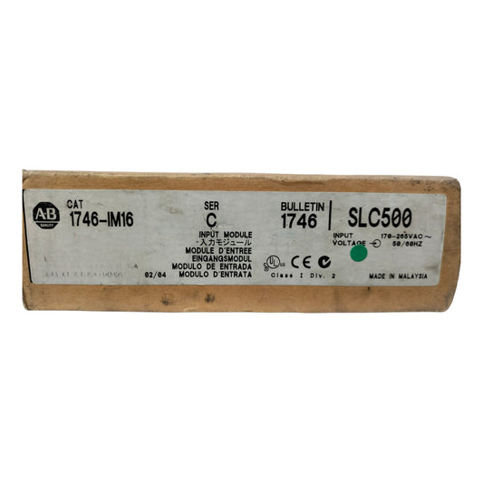 Allen-bradley 1746-im16 Modulo De Entrada Ca 16 Canales