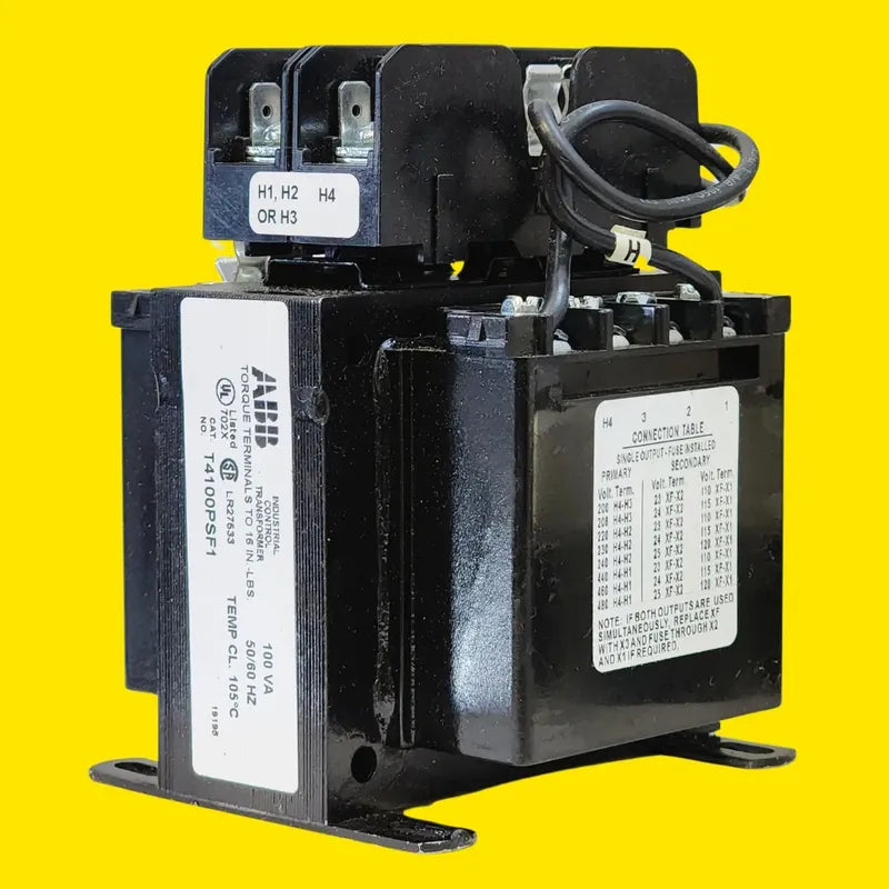 Abb 1tqy200060x0067 T4100psf1 Transformador 100va Negro