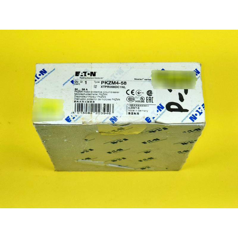 Eaton Pkzm4-58 Disyuntor De Protección De Motor Nuevo 50 Hz- 60 Hz