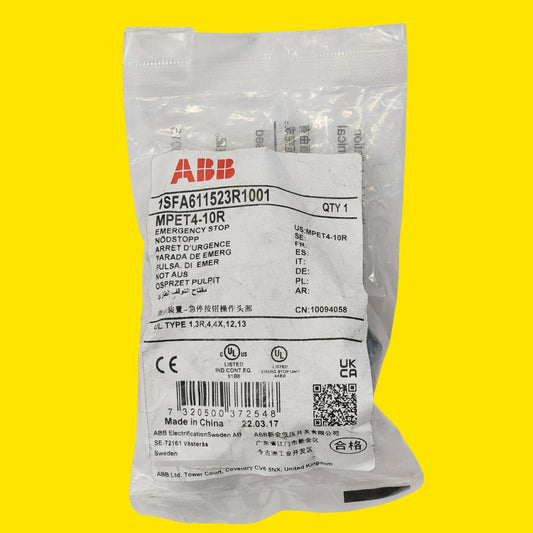 Abb Mpet4-10r Selector Switch Roja 24v Panel Industrial Rojo