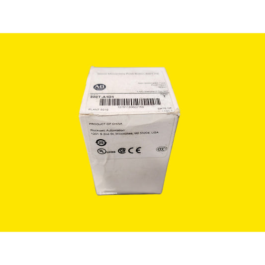 Nuevo En Caja Allen Bradley 800t-a1d1 Ser. T Verde Al Ras Bo