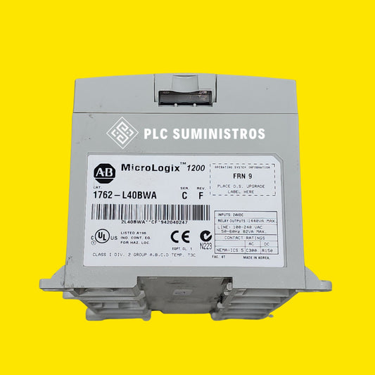 Allen-bradley 1762-l40bwa Micrologix 1200. Usado