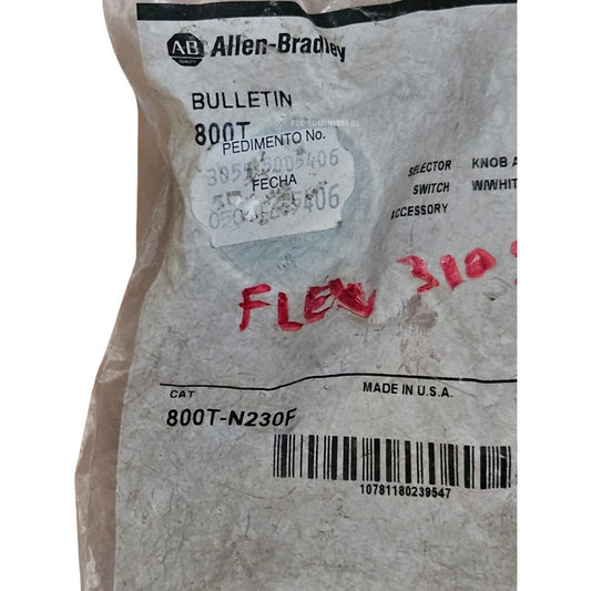 Allen-bradley 800t-n230f Interruptor