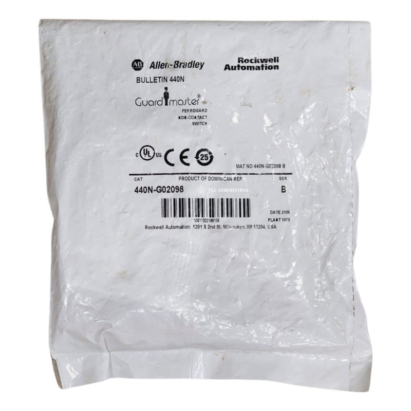 Allen Bradley Interuptor De Seguridad 440n-g02098