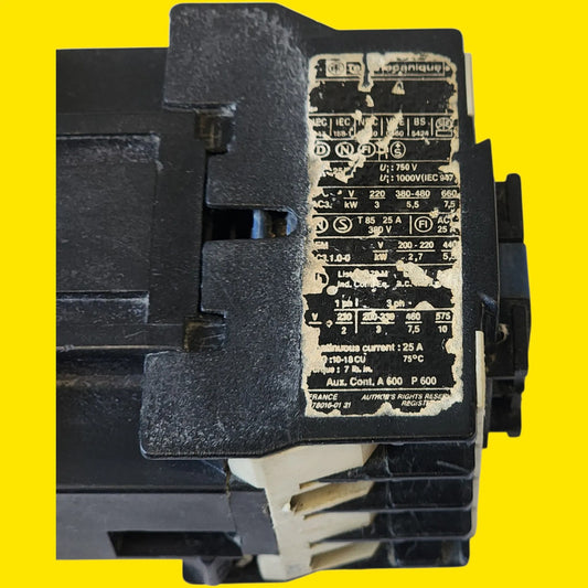 Telemecanique Lc1-d1210 Contactor Potencia Trifasico
