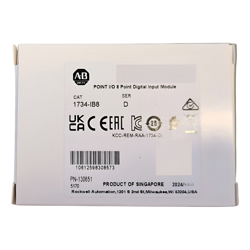 Allen Bradley 1734-ib8 Point I/o Sink Input Module 8 Channel