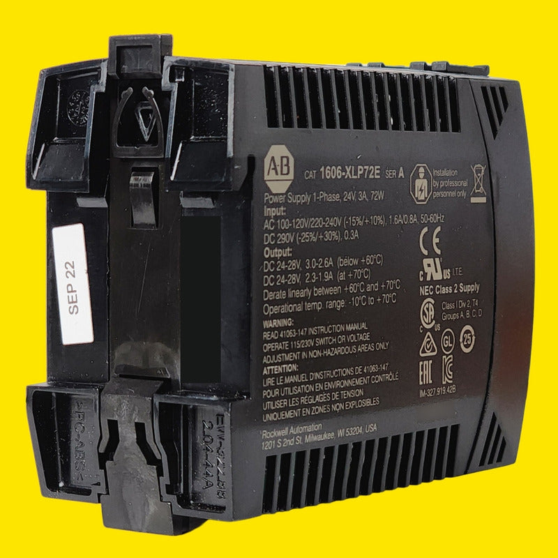 Fuente De Poder Allen Bradley 1606-xlp72e 72w 24v 3a