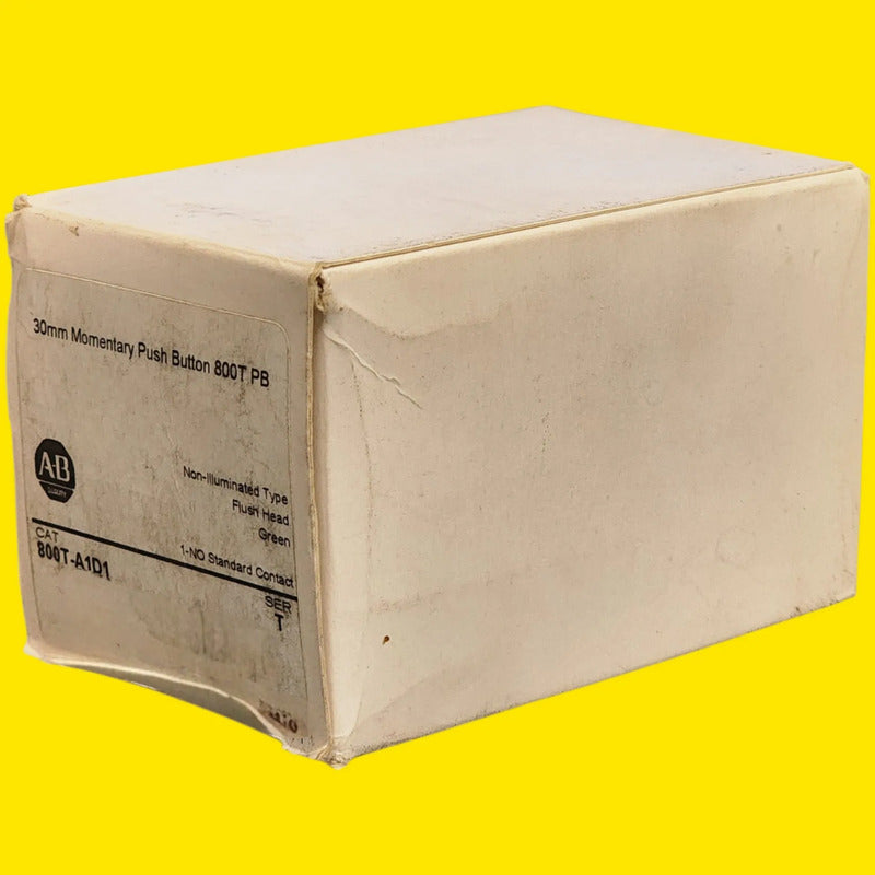 Allen-bradley 800t-a1d1 Pulsador Momentáneo Verde 30 Mm