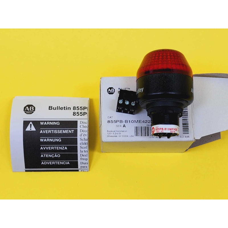 Allen Bradley 855pb-b10me422 Led Rojo Nuevo - Allen Bradley
