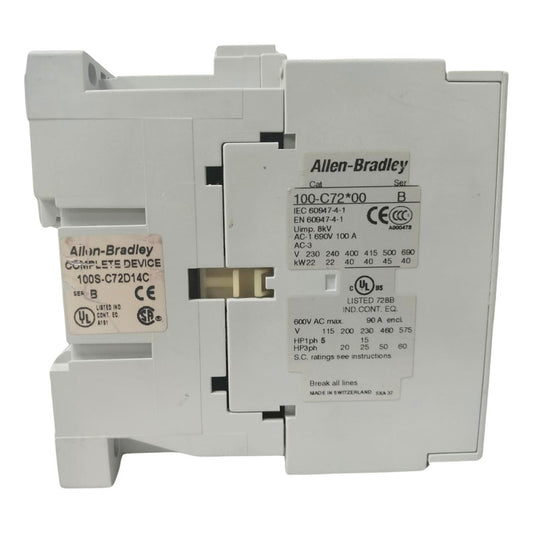 Allen-bradley 100s-c72d14c Contactor De Seguridad