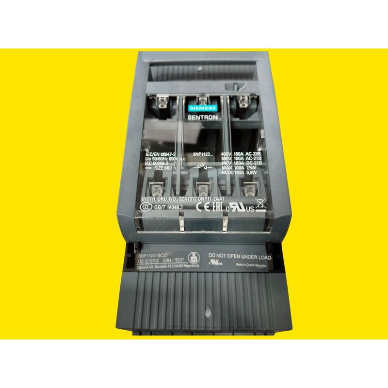 Siemens 3np1123-1bc20 Seccionador-fusible