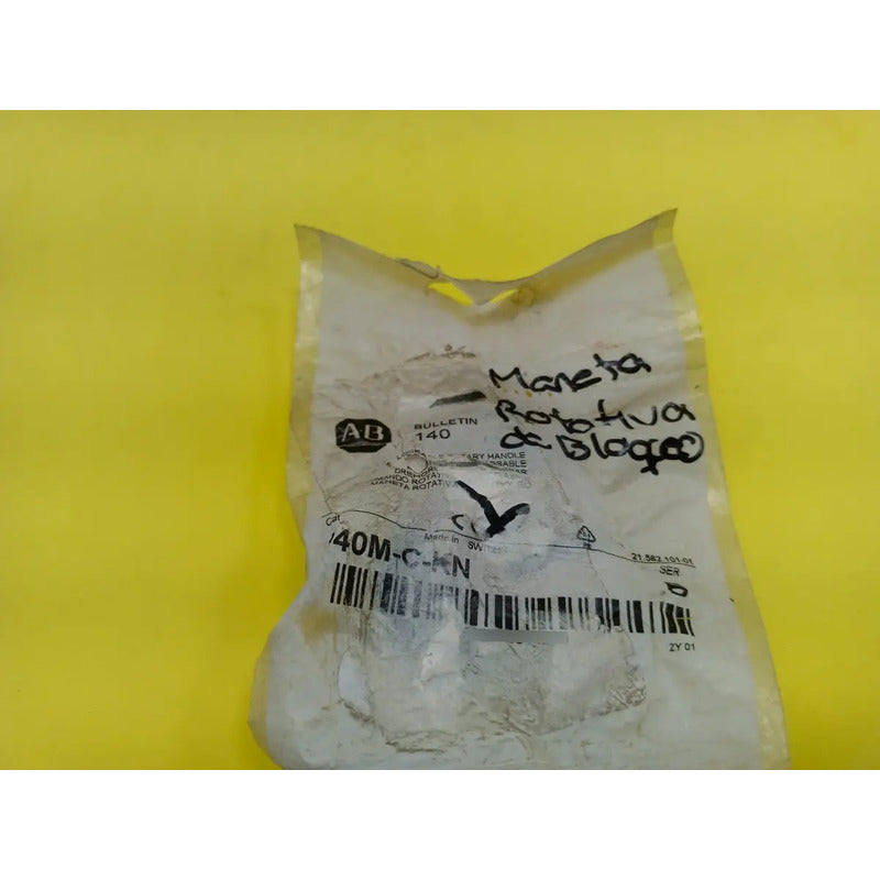 Allen Bradley 140m-c-kn Mango Giratorio