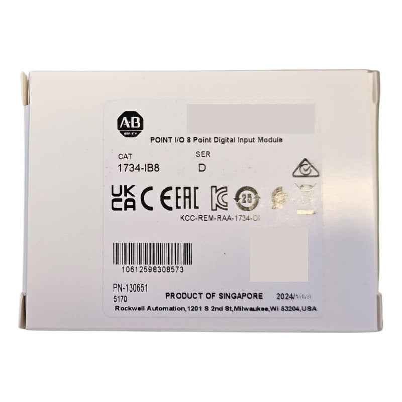 Allen Bradley 1734-ib8 Point I/o Sink Input Module 8 Canales