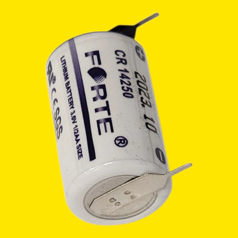Forte Cr14250 Batería 3v 1/2 Aa Industrial Con Terminales
