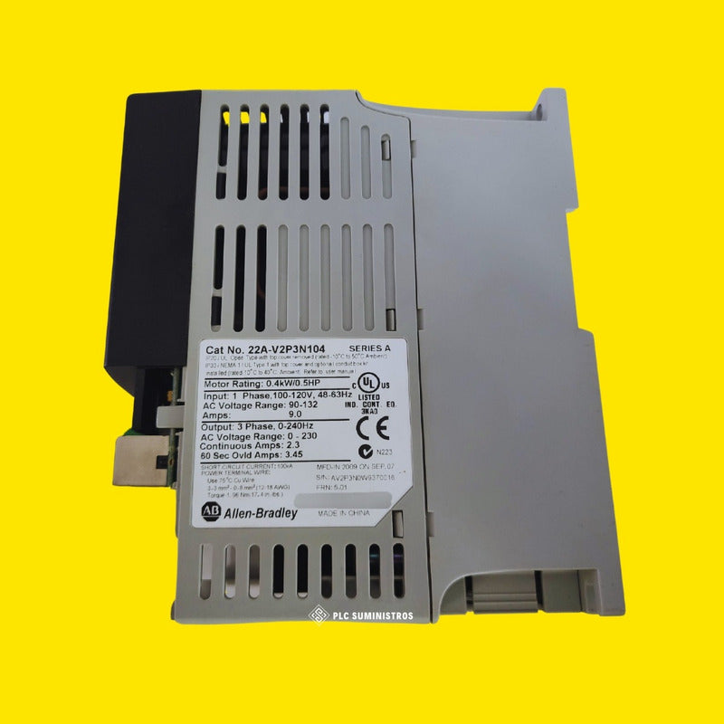 Allen Bradley 22a-v2p3n104 Variador Powerflex 4 0.5hp