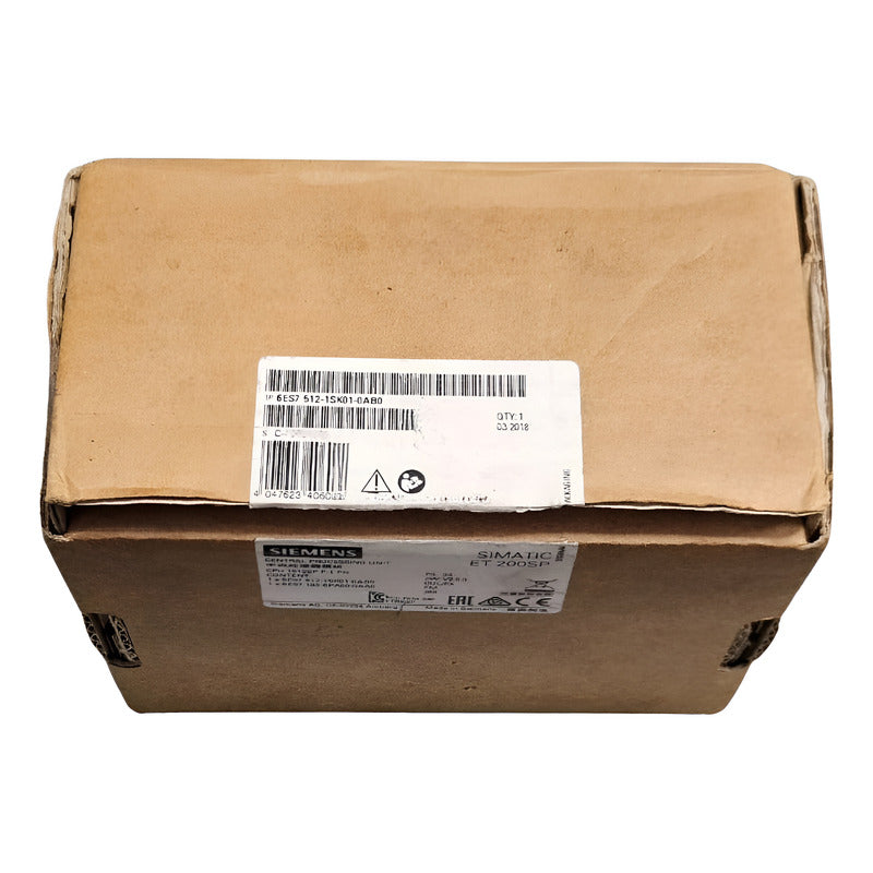 Siemens 6es7 512-1sk01-0ab0 Central Processing Unit Et200sp