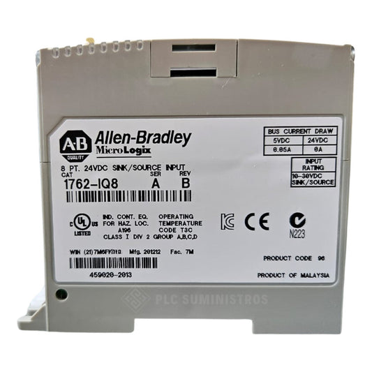 Allen-bradley 1762-iq8 Source Input Mcrologix