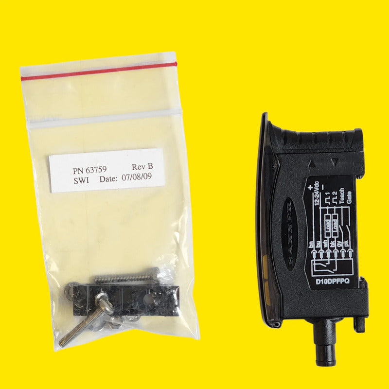 Banner 62383 D10dpfpq Sensor Fibra Optica Amplificador 2 Pnp