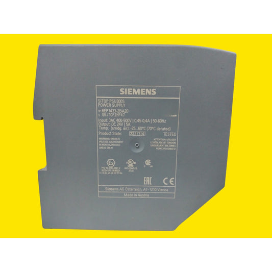Siemens 6ep1433-2ba20 Fuente De Alimentacion Estabilizada
